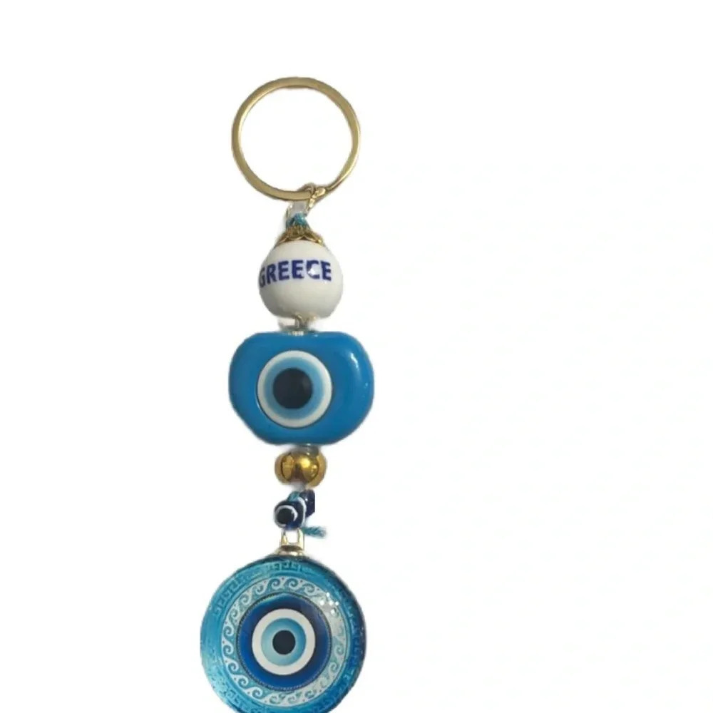 Handmade Greek Evil Eye Keychain

5011